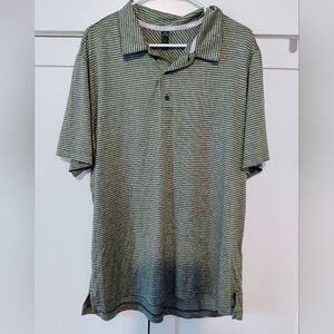 Adidas Golf Striped Performance Polo – Men’s XL